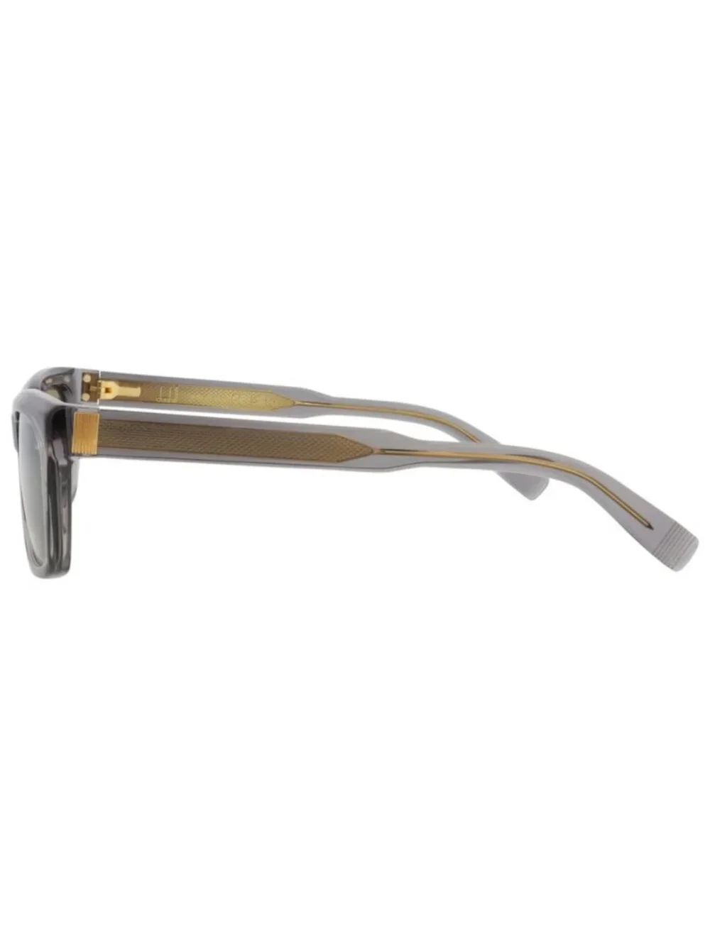 New Dunhill Women's Sunglasses Square Rectangle Recycled Acetate Frame Mens Grey
